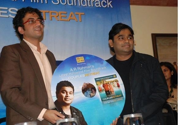 Apurv at a Saregama music launch event